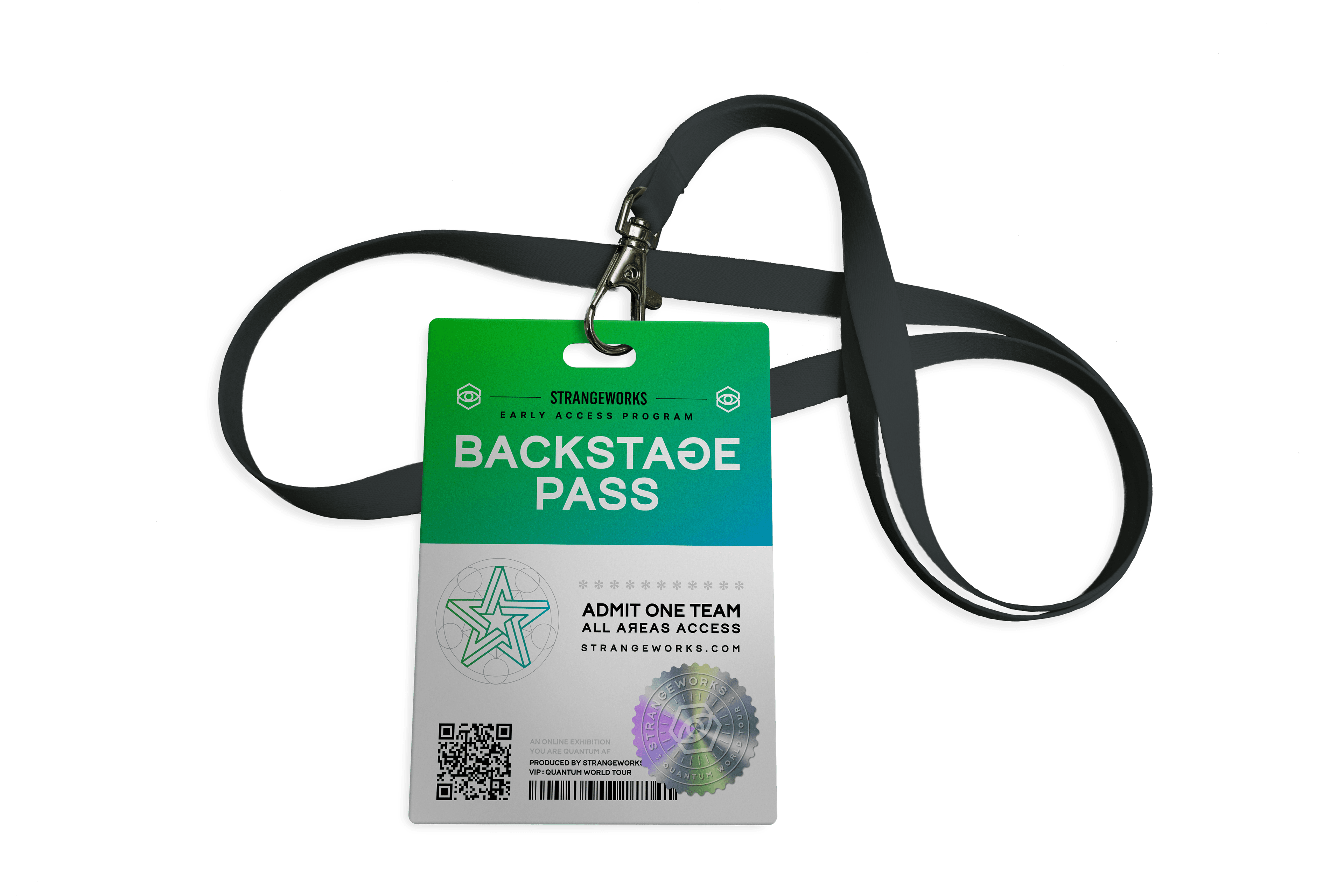 Strangeworks Backstage Pass badge
