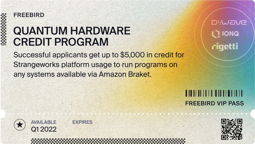 Quantum Hardware Credit Program