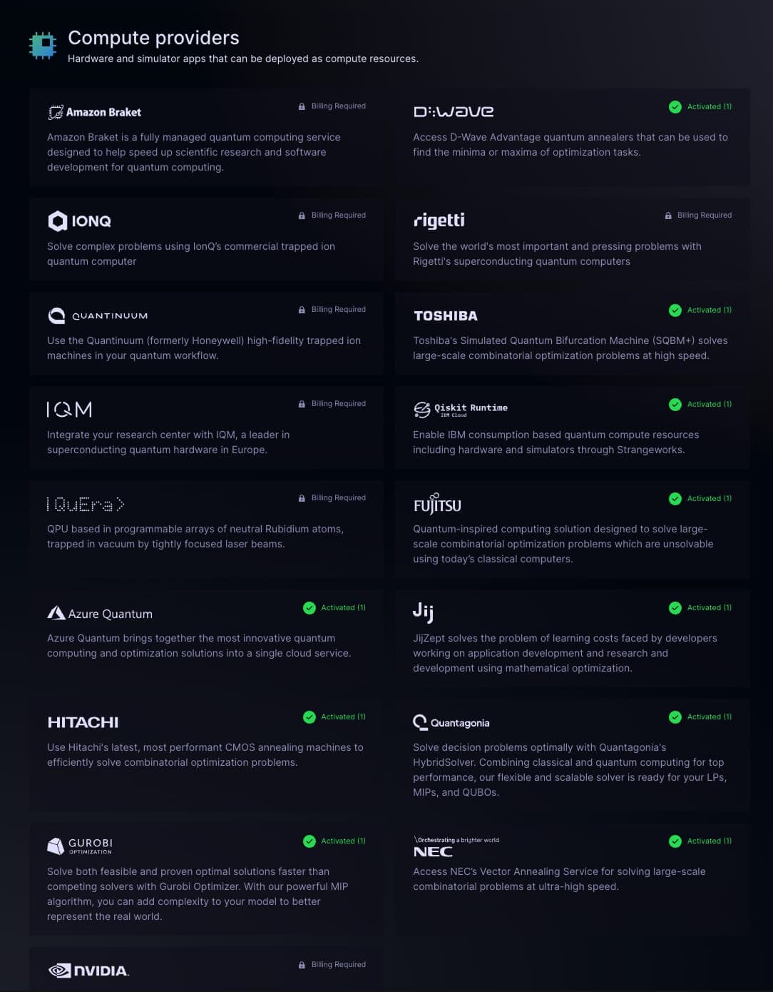 Strangeworks Compute job details